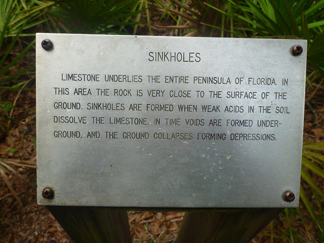 sinkhole sign